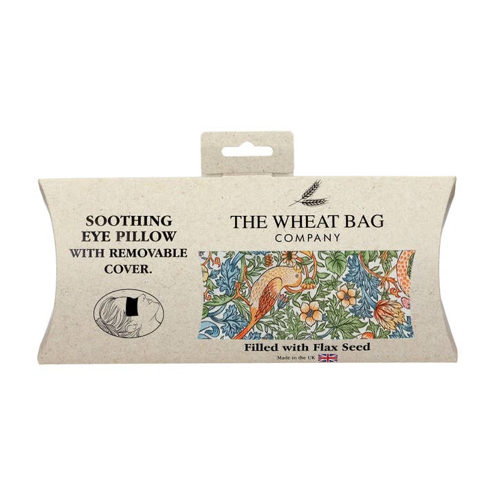 Cuscino per Occhi - William Morris Strawberry Thief Sky per la vendita all'ingrosso da parte di The Wheat Bag Company