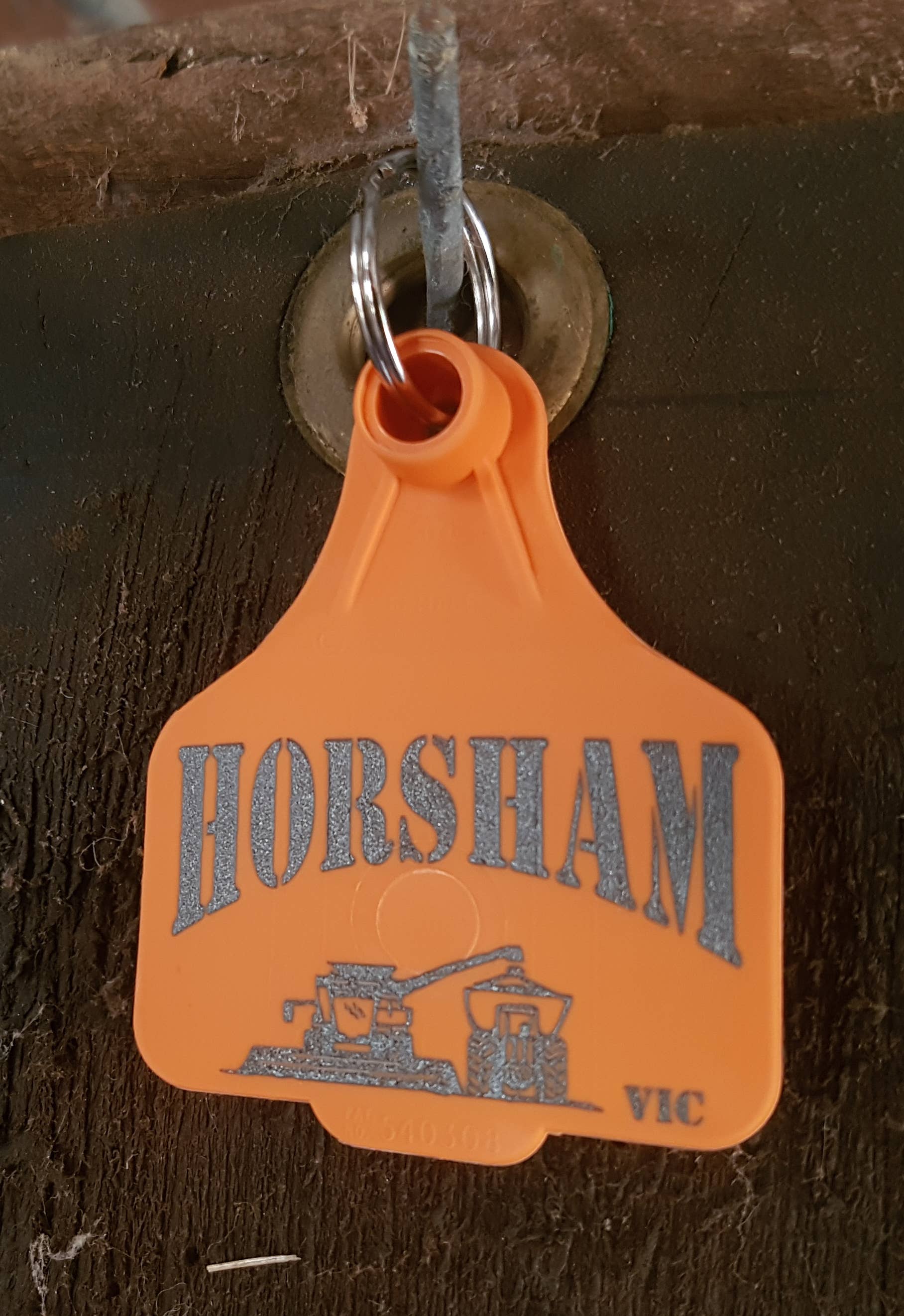 Veelkleurig Rundveetag Sleutelhanger voor groothandel op Faire1