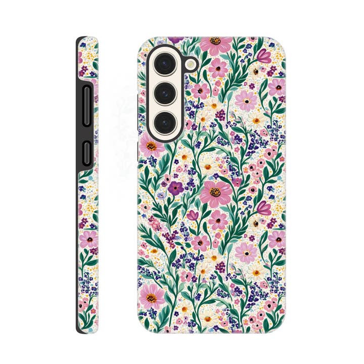 Samsung - Coque de téléphone robuste - Patchy's Plum Petals pour la vente par Hounds of Eden