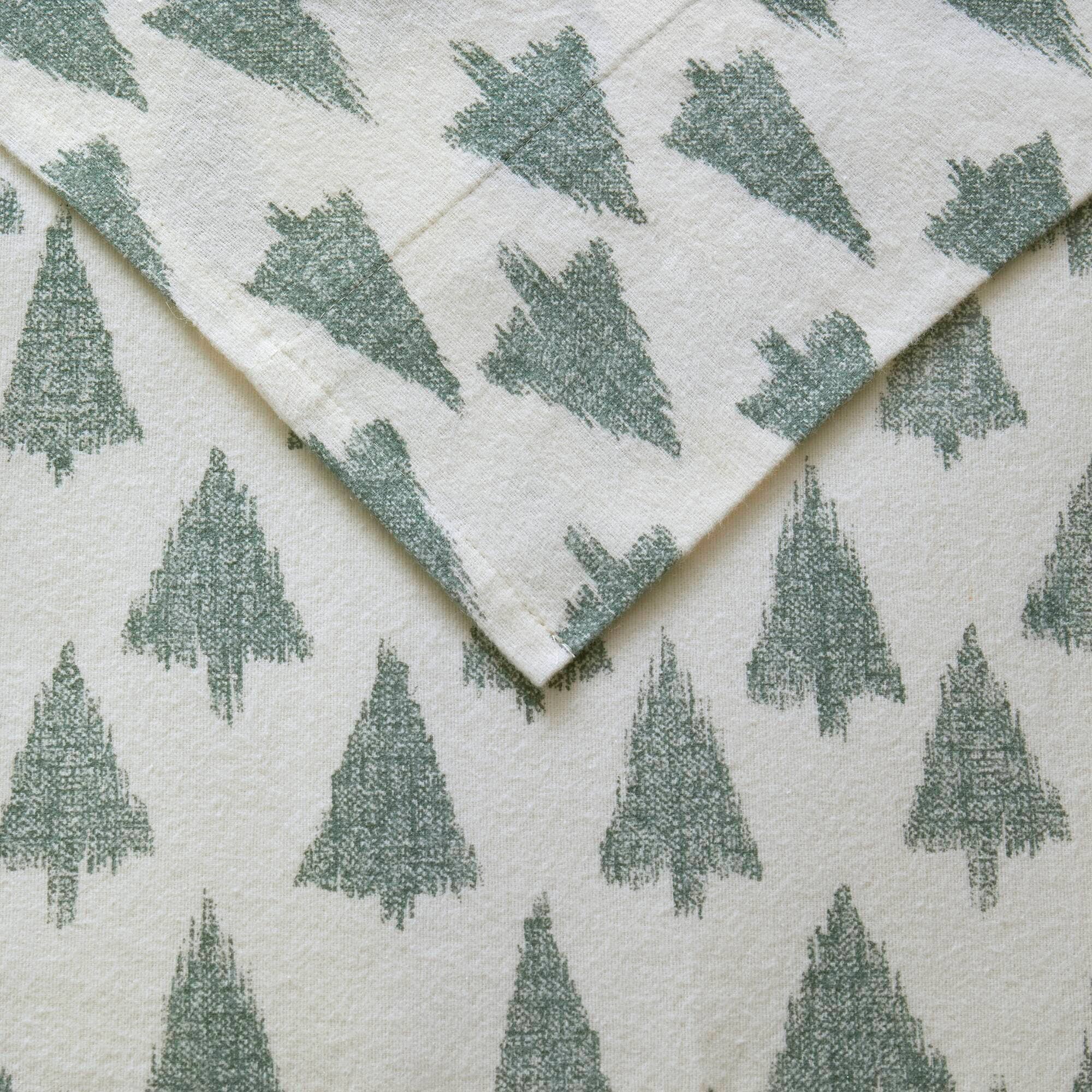 Olliix - Wholesale Sheet Set - Flannel Cotton Print Sheet Set, Ikat tree6