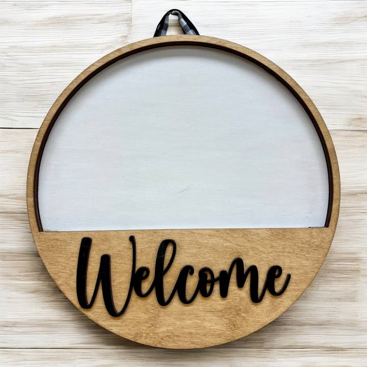 interchangeable Base Door or Wall Hanger for wholesale by Crafty AF Studio