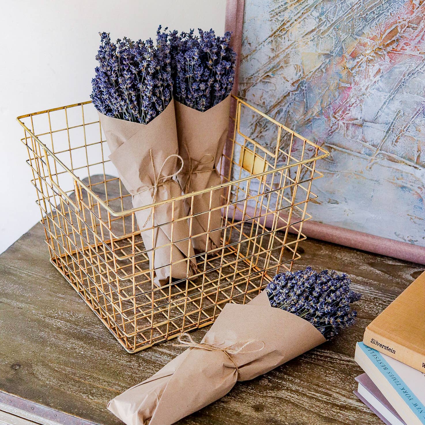 Nustad Family Ranch - Wholesale Dried/Pressed Flowers - Lavender Bunch 350 stems1