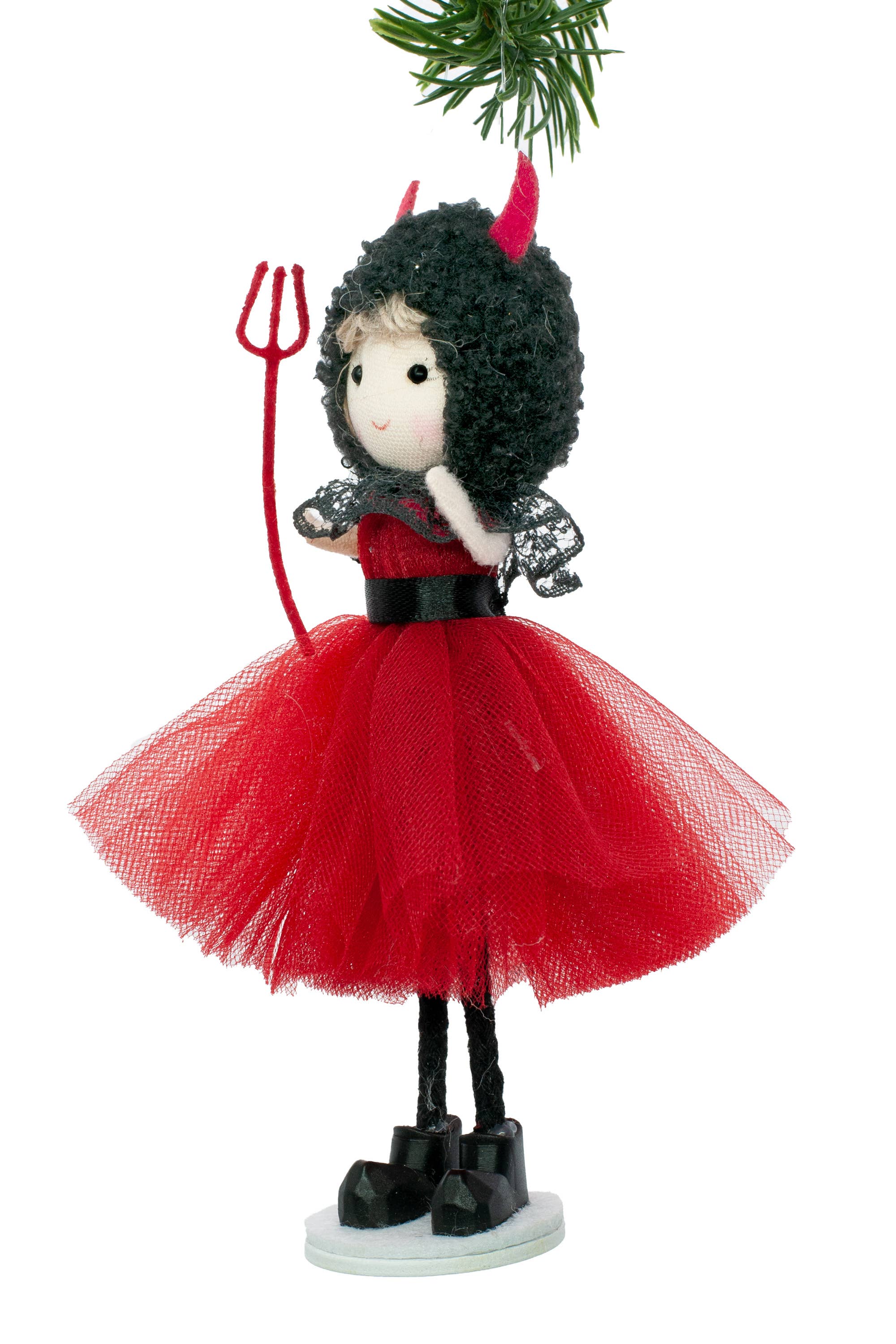 Starlight Collection - Vente Figurine décorative - Poupée Fille Démon Rouge/Noir avec Chapeau de Diable1