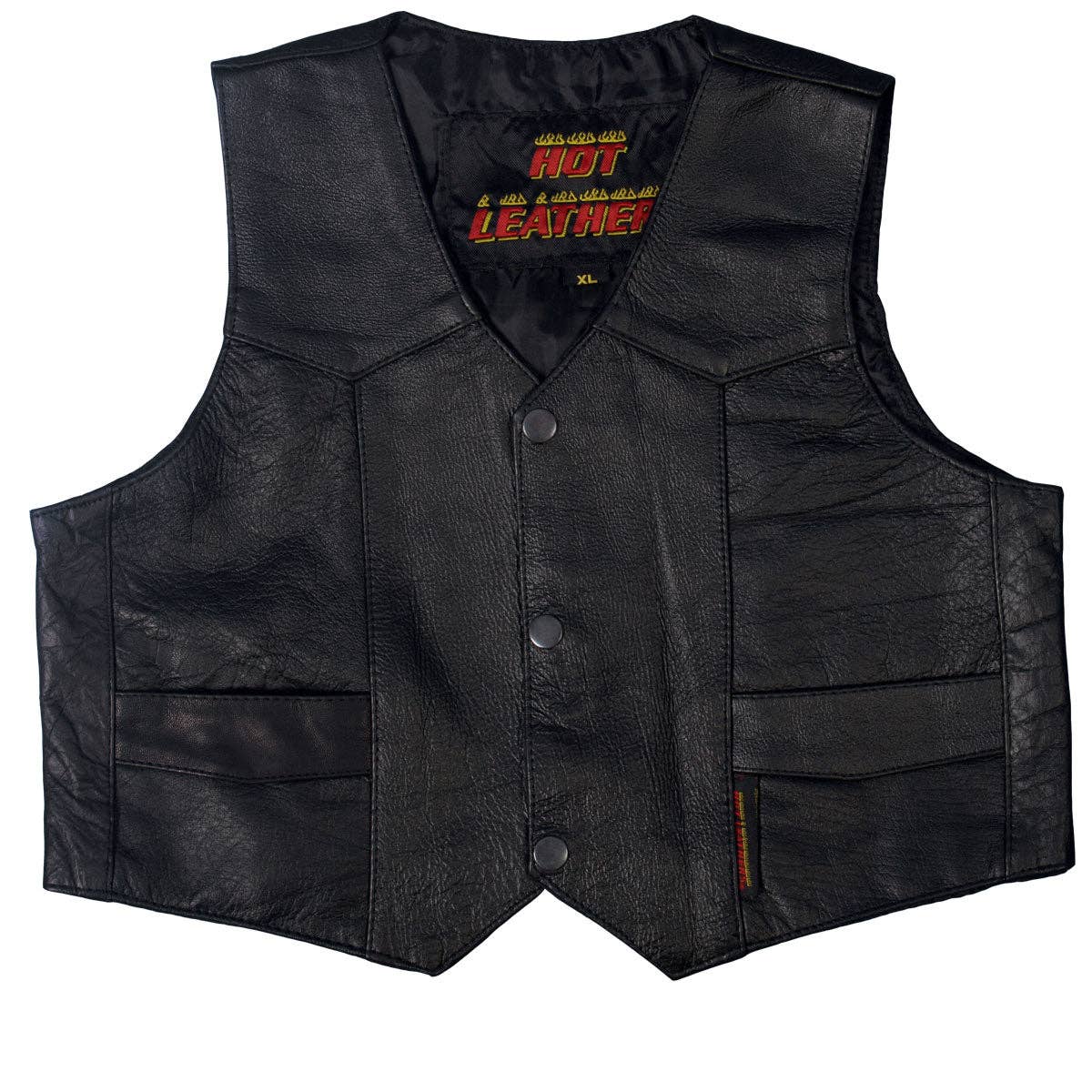BLK Veste de motard classique Hot Leathers VSK1002 pour tout-petits en vente sur Faire0
