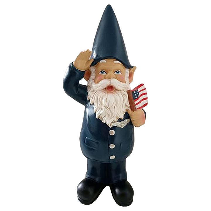 12" Resin Air Force Gnome for wholesale by Santa’s Workshop Inc.