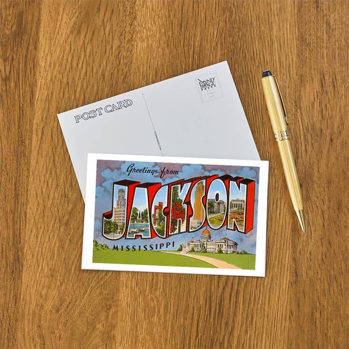 Found Image Press - Wholesale Postcard - Postcard MP-03 Greetings from Jackson1