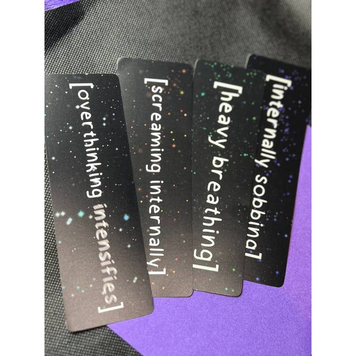 Anxiety Meme Bookmarks | Reader Gift, Bookmark Set for wholesale by ChaoticPossumDesigns