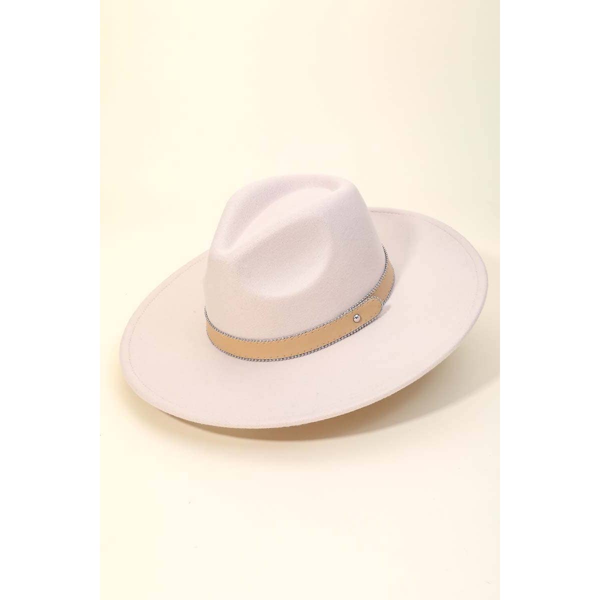 Anarchy Street - Wholesale Fedora - Women's - Leather Strap Flat Brim Fedora Hat6