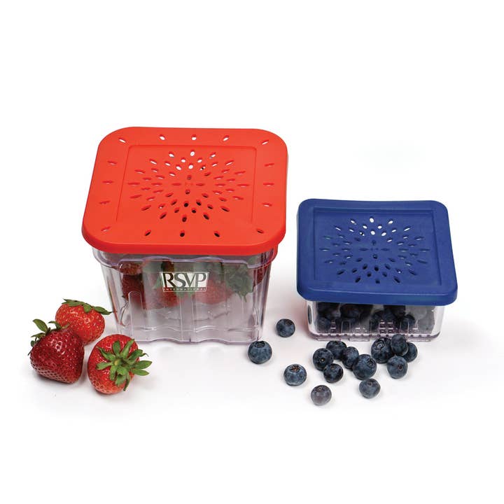 RSVP International - Wholesale Food Storage Container - Berry Keepers Set Of 23