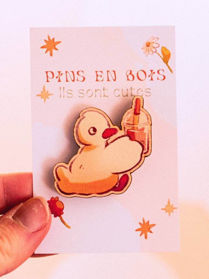 Wooden pines - Bubble tea duck for wholesale by Sekai of kangae