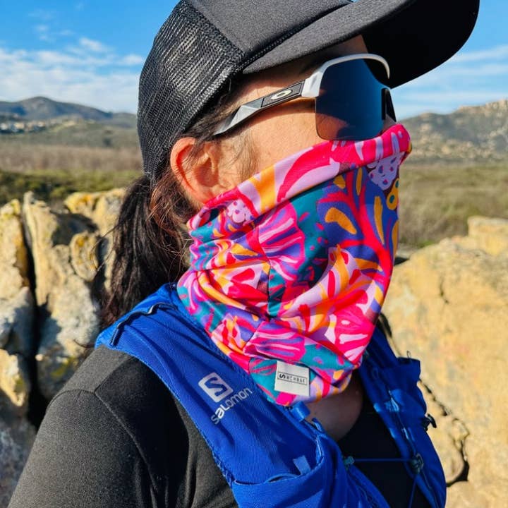 SWCHBAK - Wholesale Neck Gaiter/Snood - Unisex - Multifunctional Headwear/ Neck Gaiter Headband -Floral aloha