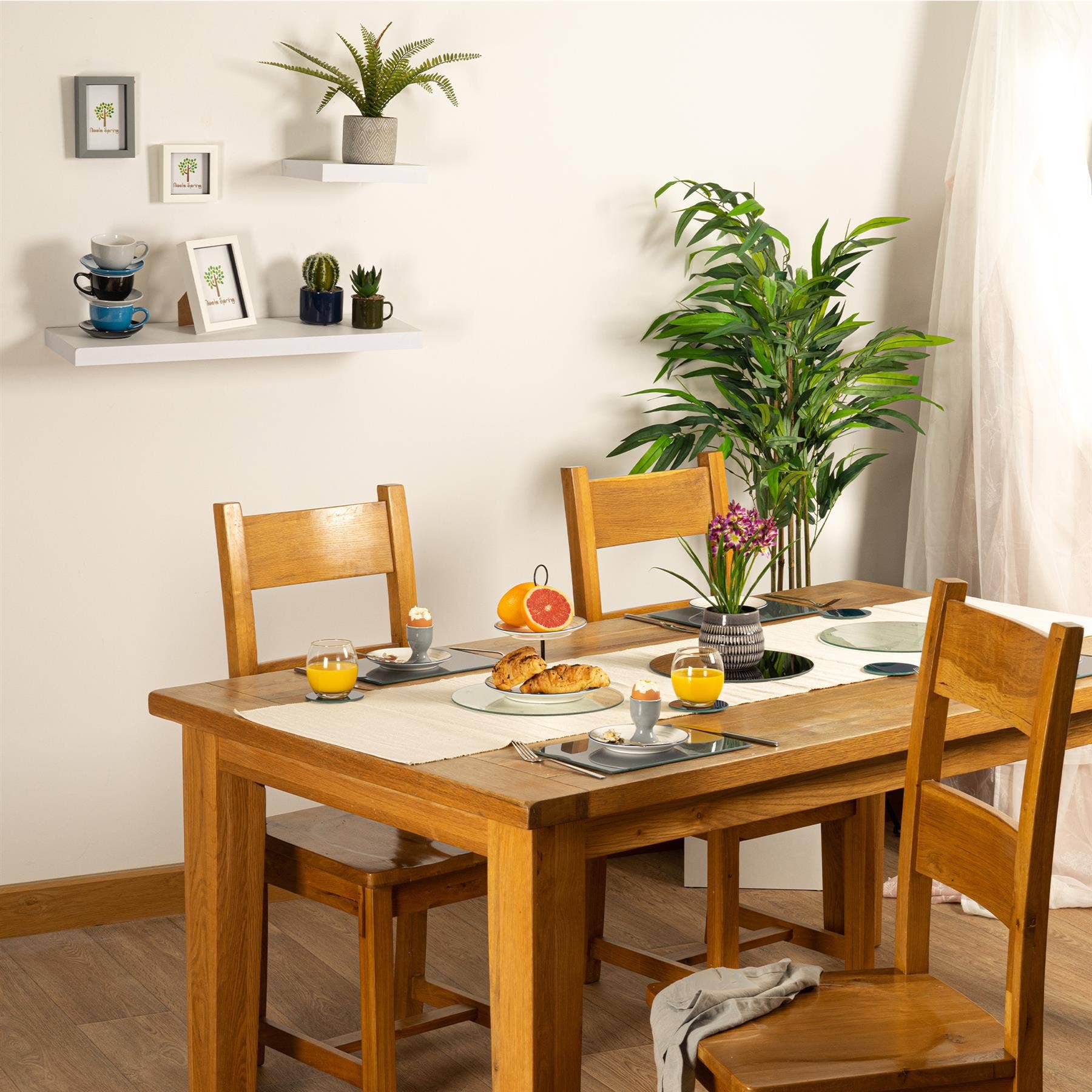 Rinkit Ltd - Wholesale Placemat - Harbour Housewares Glass Placemat - Black - 30cm3