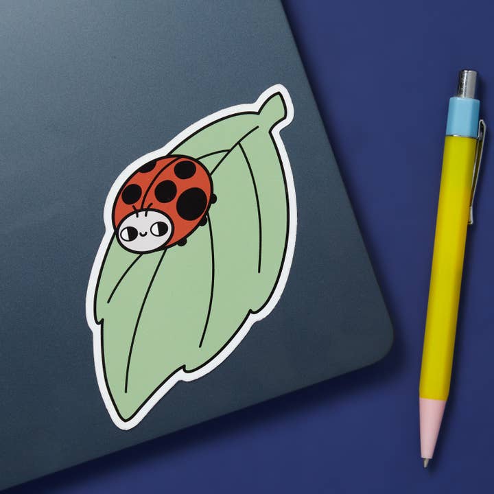 Ladybird Vinyl Sticker for wholesale by Higglebees
