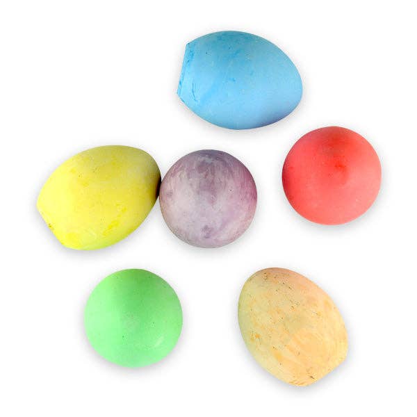 Easter Egg Sidewalk Chalk - 6 Pack for wholesale by Kipp Brothers