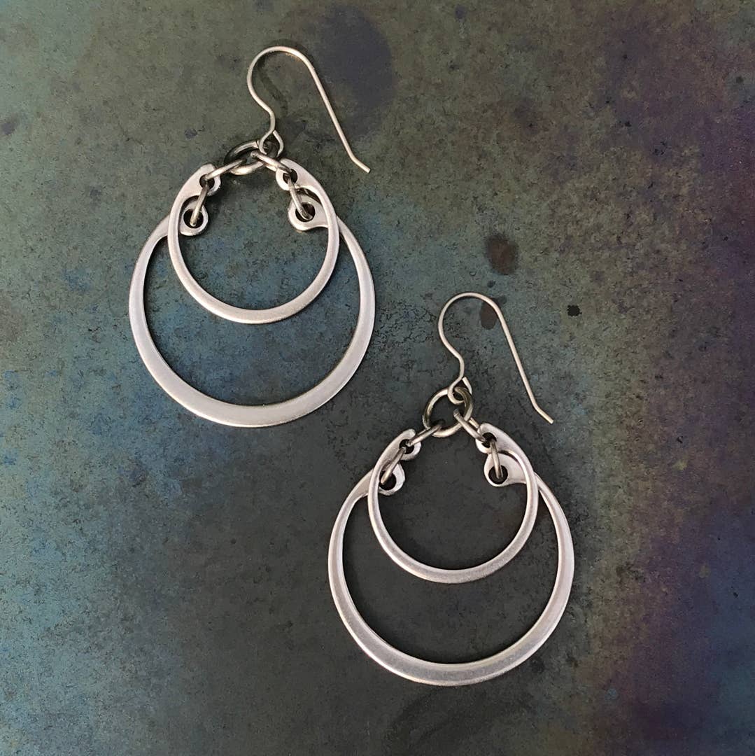 Overlapping Graduated Earrings for wholesale by Wraptillion