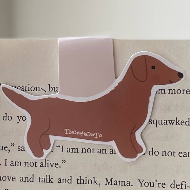 TheCraftyDuoTO – Engroshandel Bogmærke – Gravhund Magnetisk bogmærke1