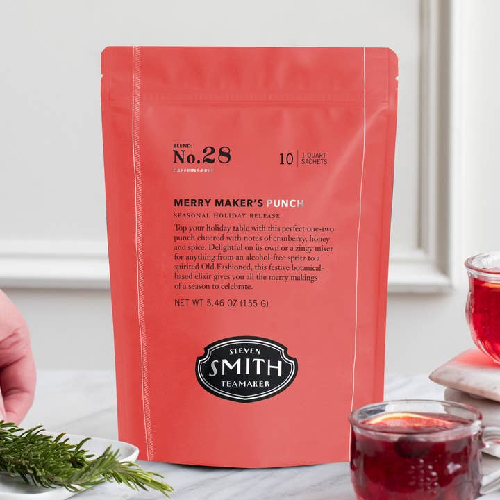 Merry Maker's Punch - Holiday Spiced Hibiscus Blend for wholesale by Smith Teamaker