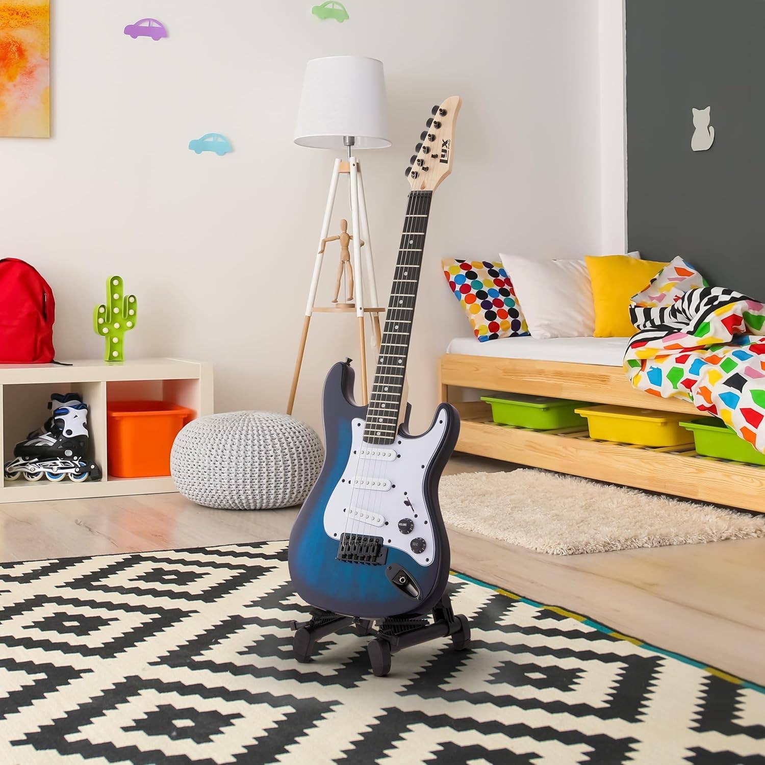 LyxPro – wholesale Musical instrument – CS 36” Beginner Electric Guitar Kit with Amp, Cable & More!12