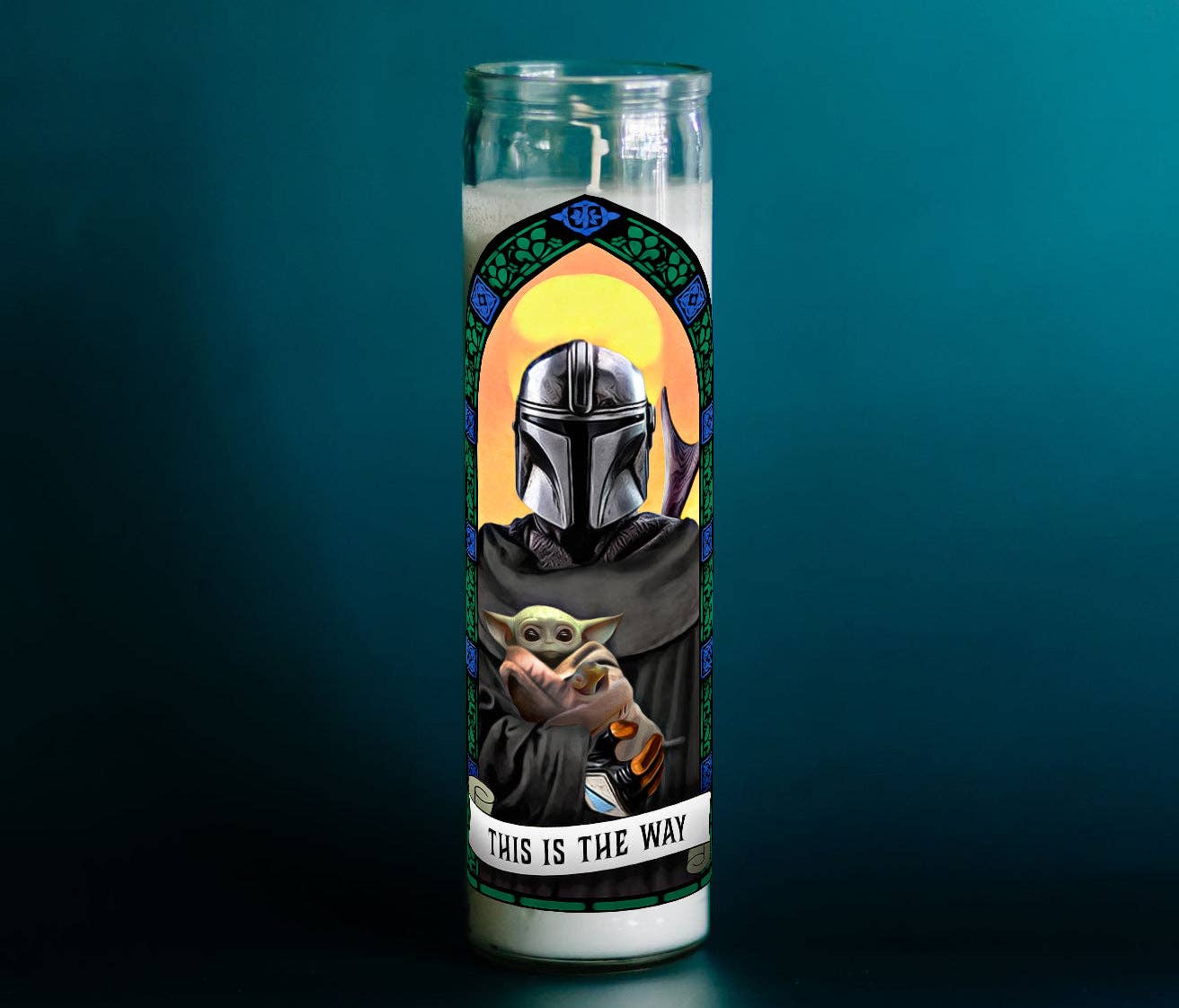 The Eternal Flame – wholesale Prydnadsljus – Saint Mandalorian och Grogu0