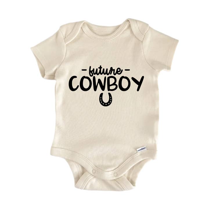 Futur Cowboy Western Country - Body pour Bébé Garçon Fille Drôle Mignon pour la vente par North Fork Forager LLC