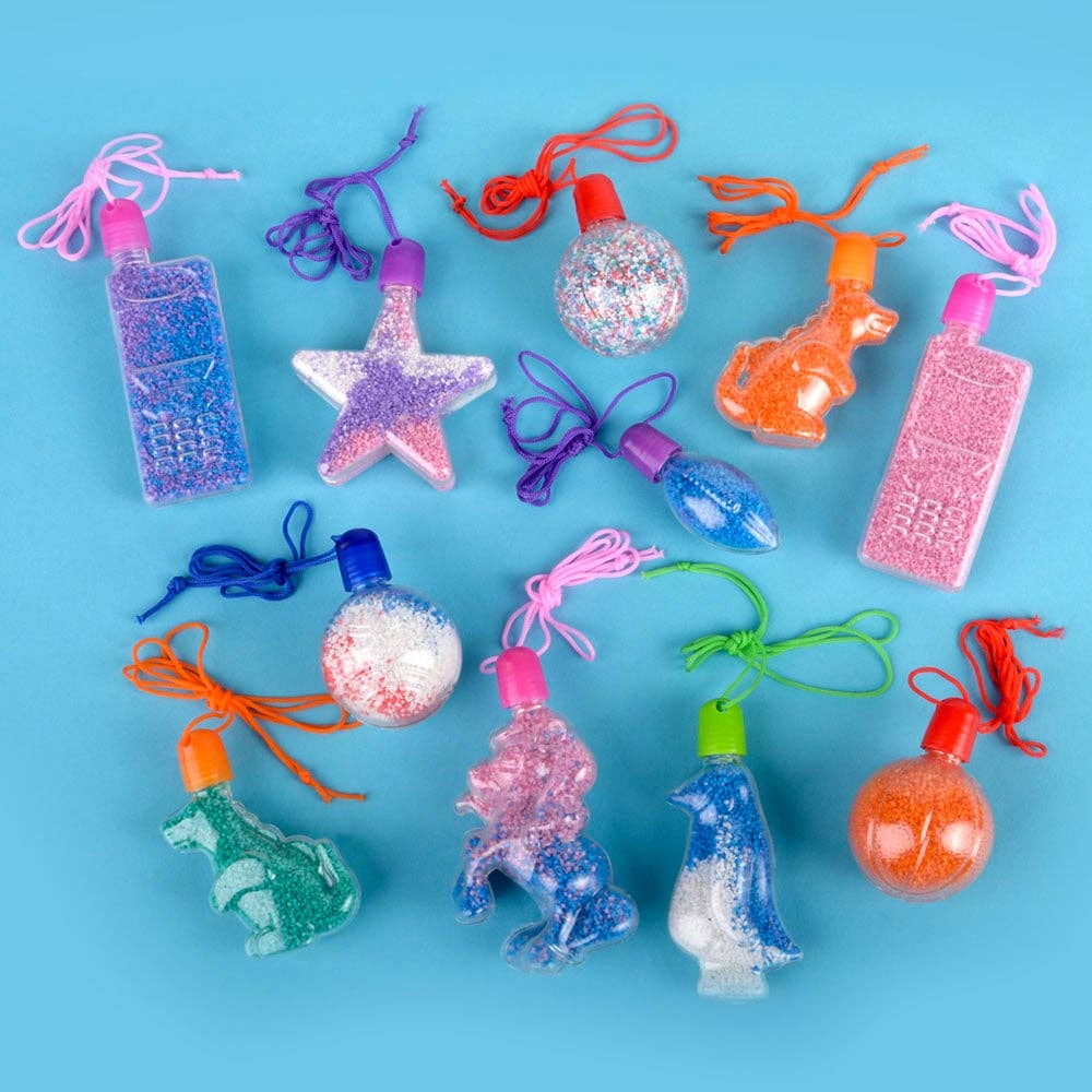La Luna Bella - Toys - Wholesale Classic Toy - Kids - 2.5" to 4" SAND ART NECKLACES (60PCS/BAG) LLB kids toys1