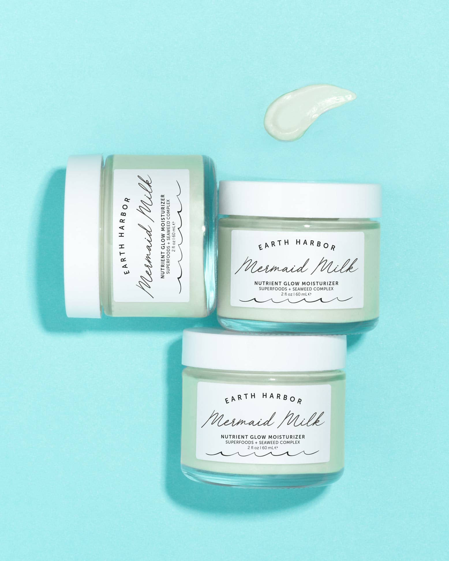 Earth Harbor Naturals - Vente Crème hydratante pour le visage - MERMAID MILK Crème Hydratante Éclat Nutriment : Superaliments3