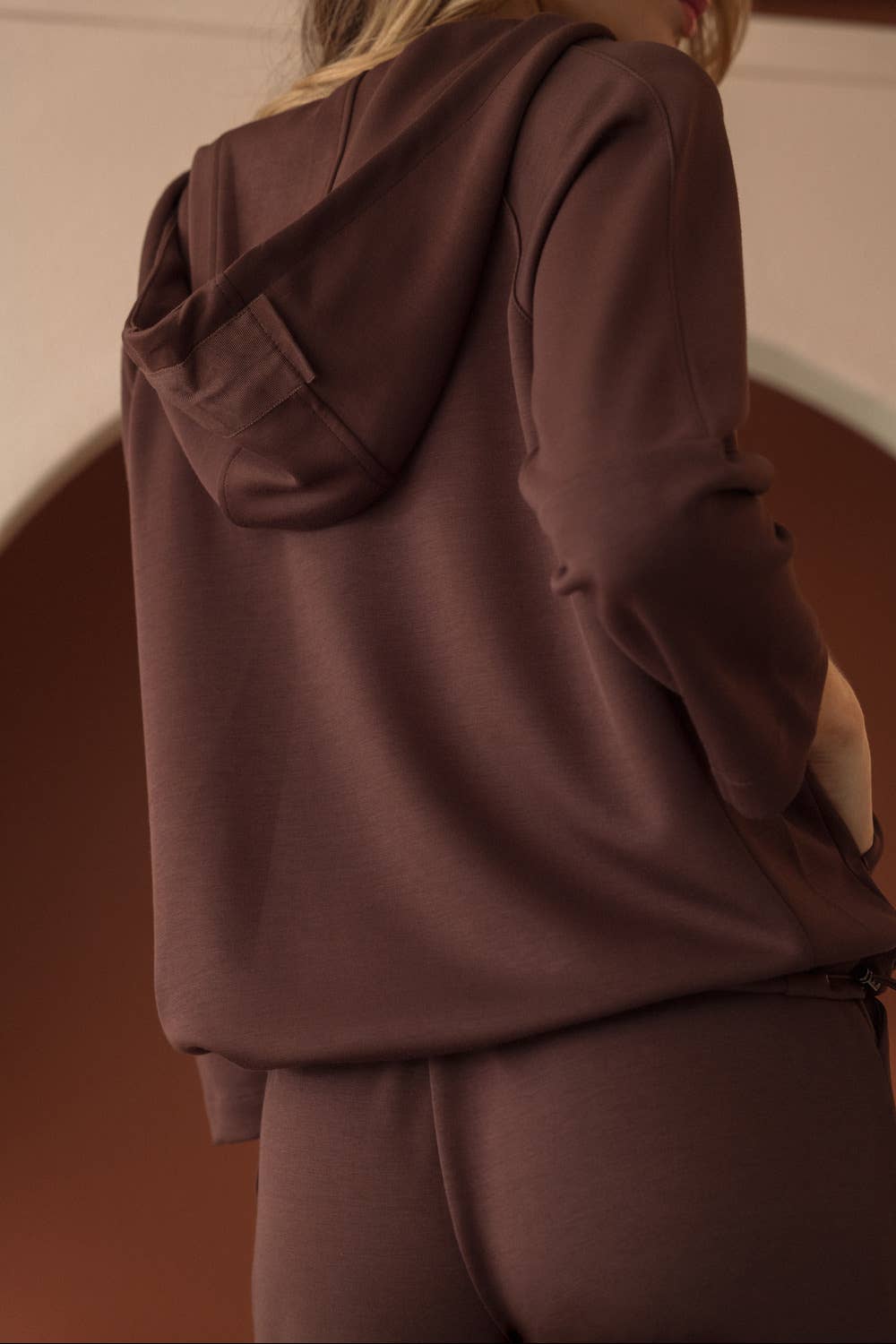 Joh Apparel - Wholesale Jacket - Women's - Kari Pointe Knit Hoodie Jacket4