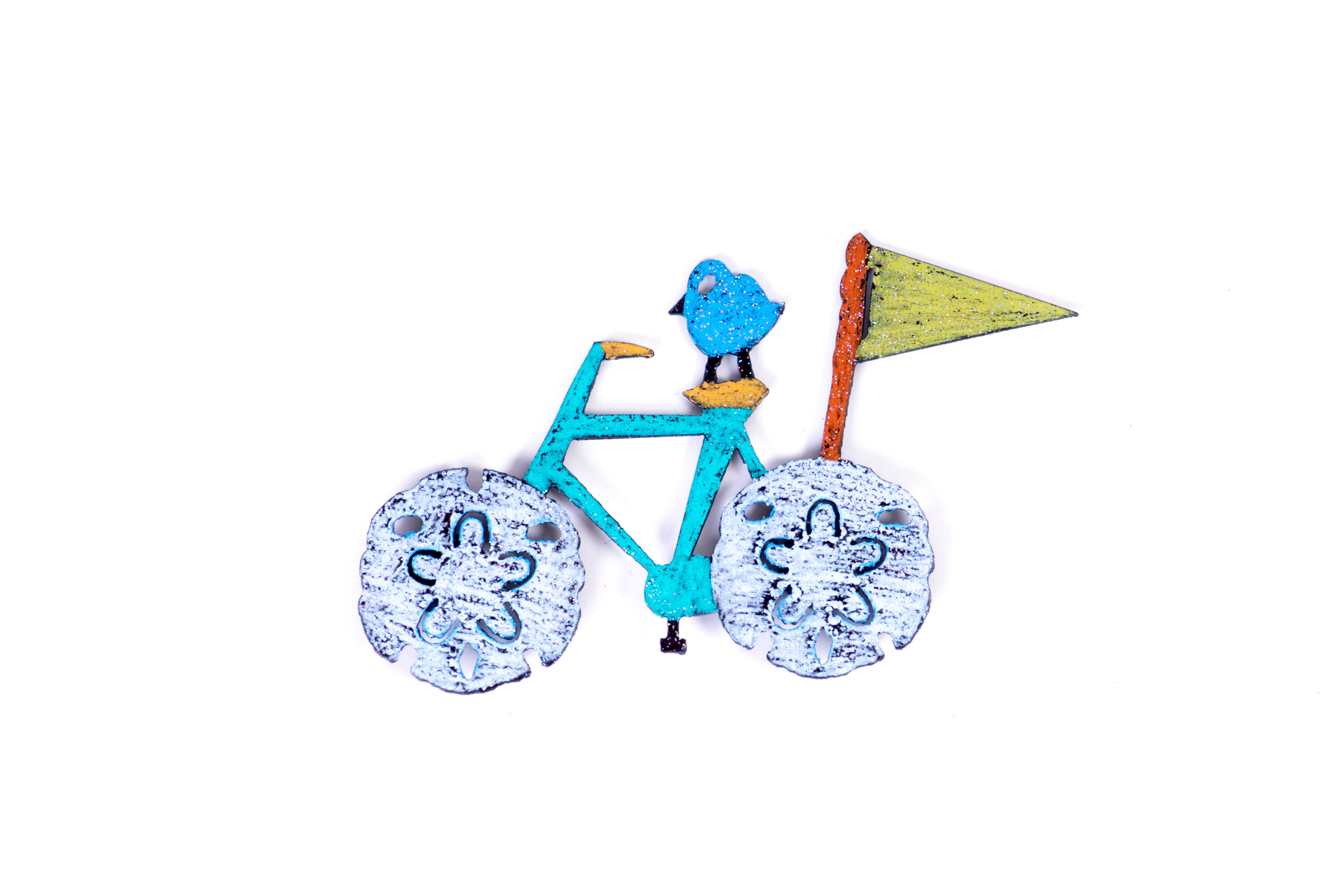Whimsies - Wholesale Magnet - Magnet Bike Sand dollar Nautical Coastal bird beach souvenir0