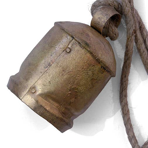 Siesta – wholesale Bell – Four Large Vintage Bells on Rustic Rope5
