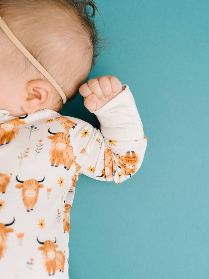 Little One Shop - Wholesale Clothing Set - Baby - Highland Honey Bamboo Sleeper3