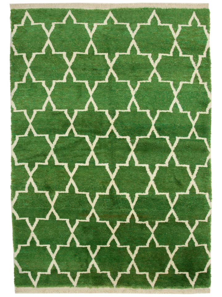 8x11 Grön Marockansk Matta - 32946 för wholesale av RUG N CARPET