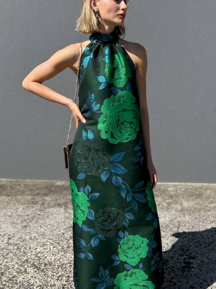 HOSS - Wholesale Dress - Women's - hoss Montreal Dress - Green/Blue