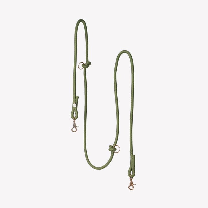 'Vert' - Laisse tressée mains libres pour la vente par Furlou Europe