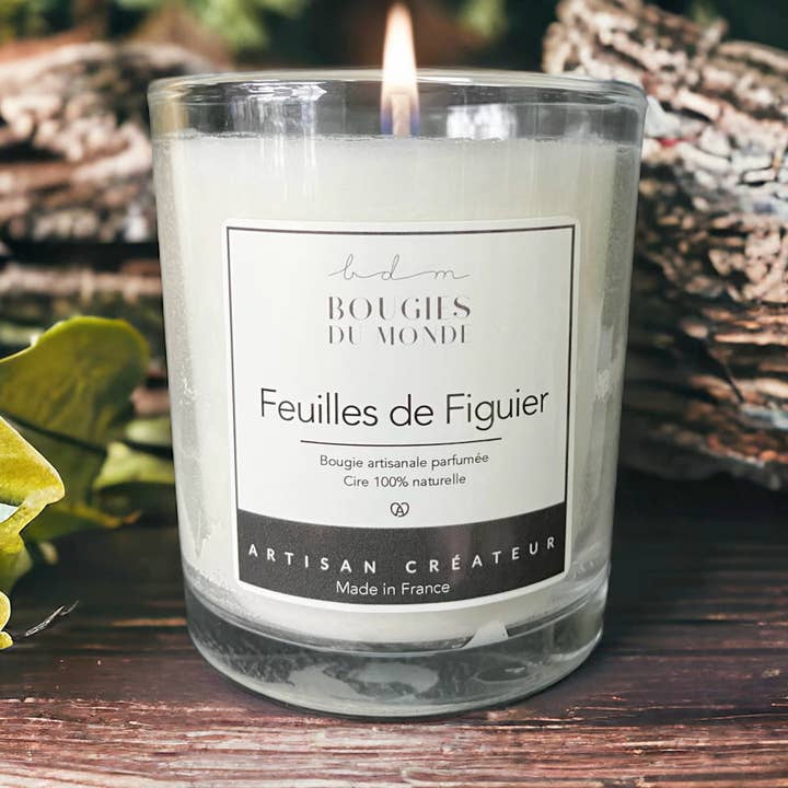 Bougie parfumée Feuilles de Figuier pour la vente par Bougies Du Monde