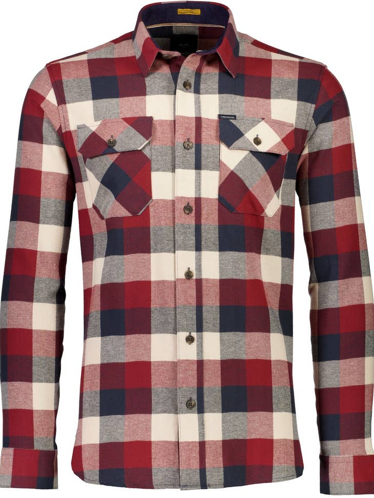 Wholesale Herringbone Check Shirt L/S Style: 30-220136US for your store ...