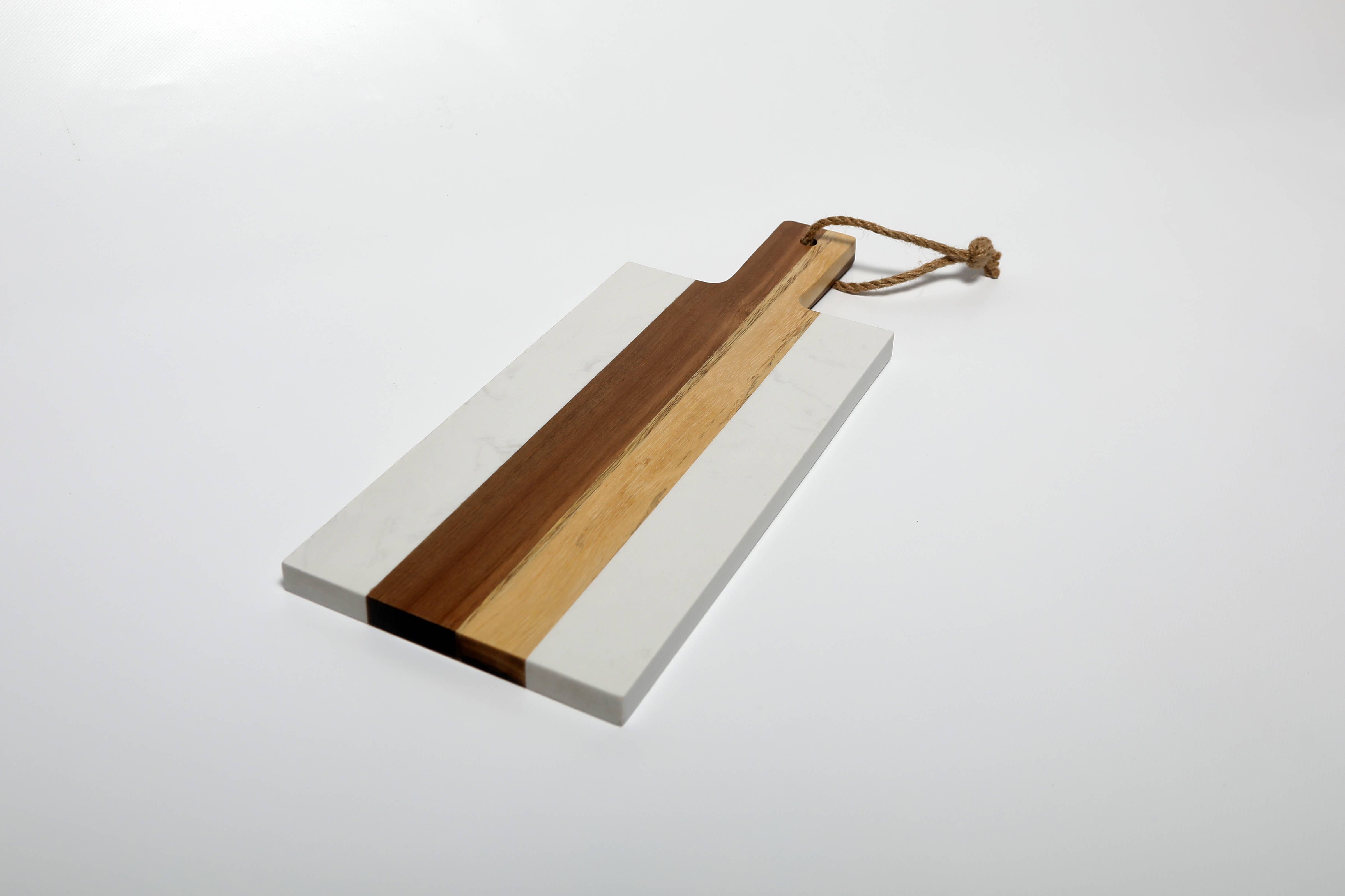 Express Lite T/A PenPant - Wholesale Cheese Board - Marble and Acacia Wood Paddle Serving or Cheese Board1