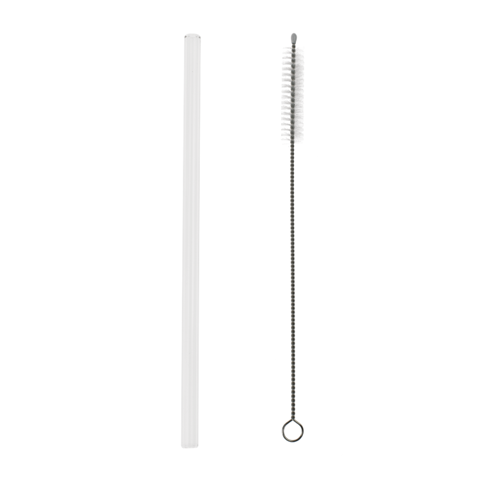 Out of the blue KG - Wholesale Drinking Straw - Glass drinking straw with cleaning brush,1