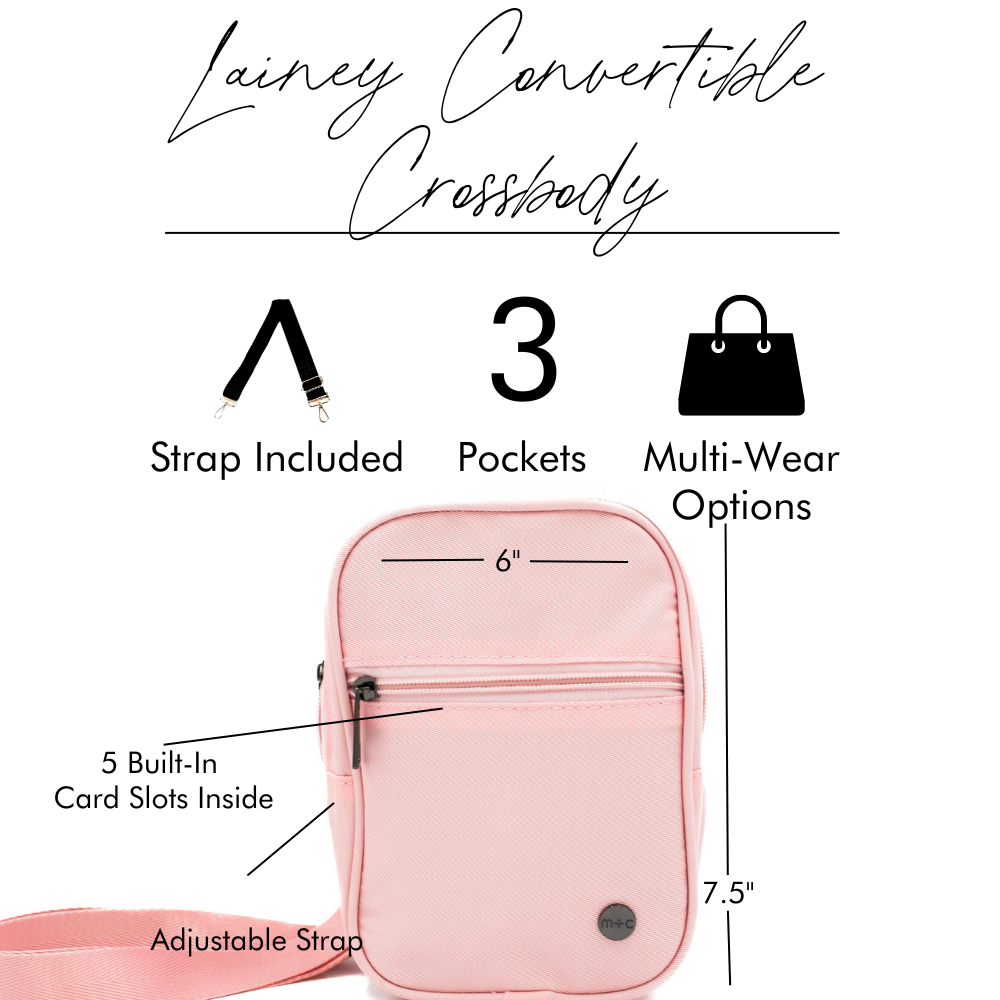 modern and chic - Wholesale Crossbody Bag - Women's - Lainey Convertible Multi-Wear Travel Crossbody3