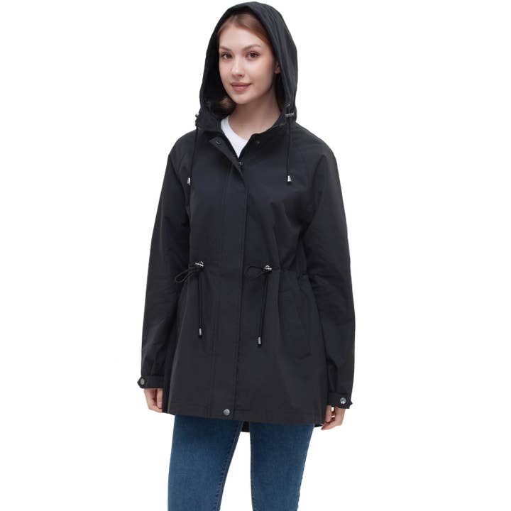 Rokka & Rolla - Wholesale Windbreaker - Women's - Women's Trench Coat Windbreaker Jacket17