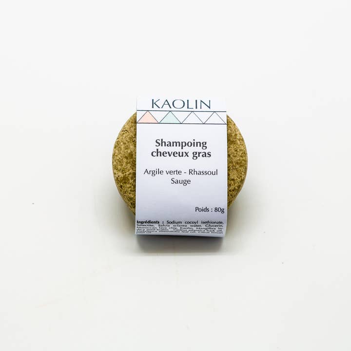 Solid schampo för fet hår för wholesale av Kaolin and co