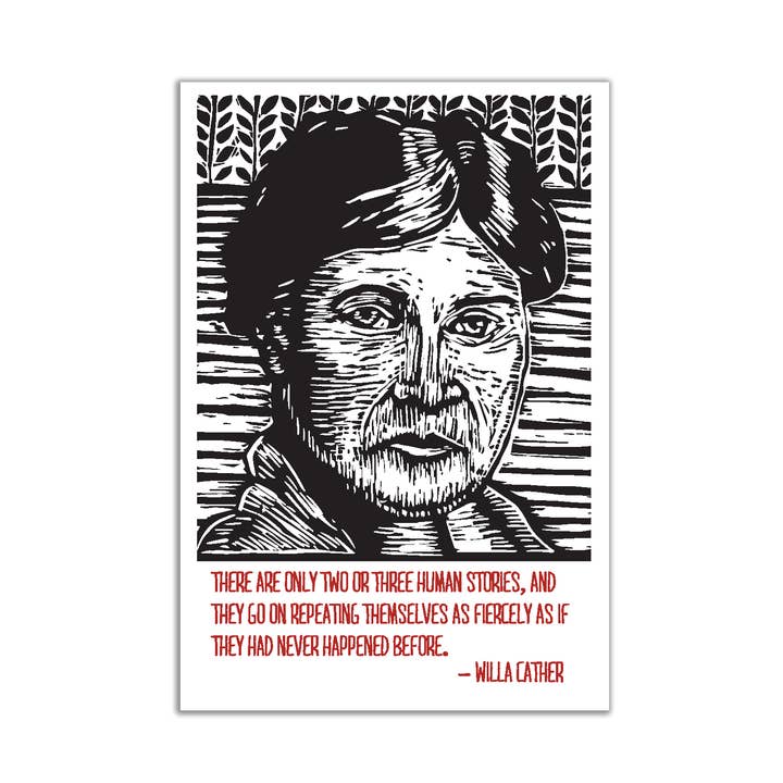 Horse & Hare - Wholesale Postcard - Willa Cather Author Postcard0