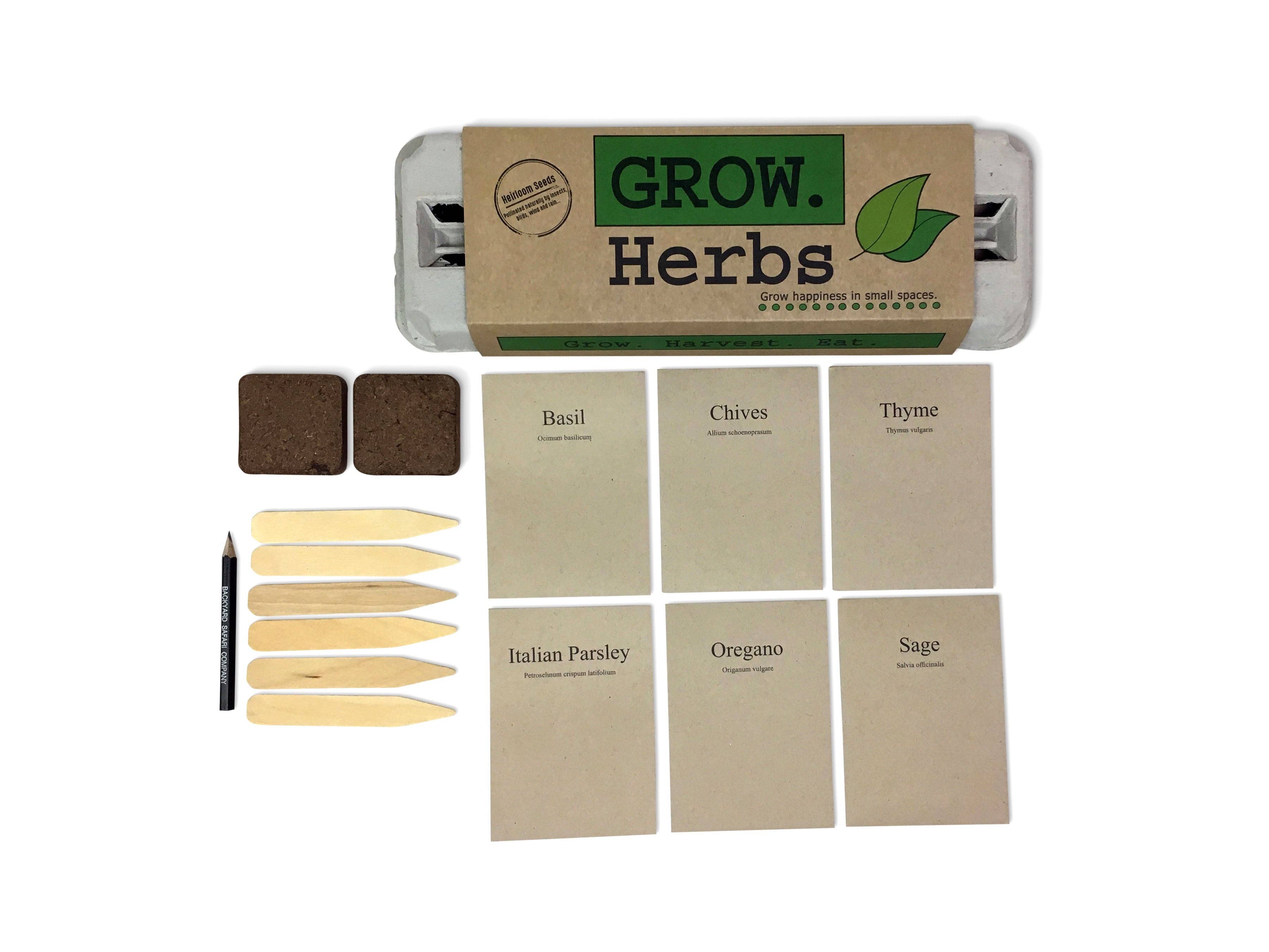 Backyard Safari Company - Wholesale Plant Seeds - Herb Garden Grow Kit1