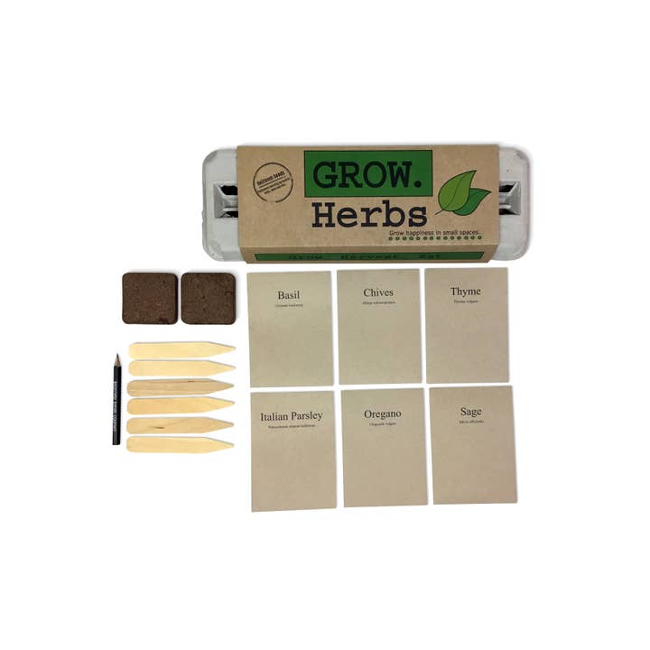 Backyard Safari Company - Vente Graines de plantes - Kit de culture Herb Garden1