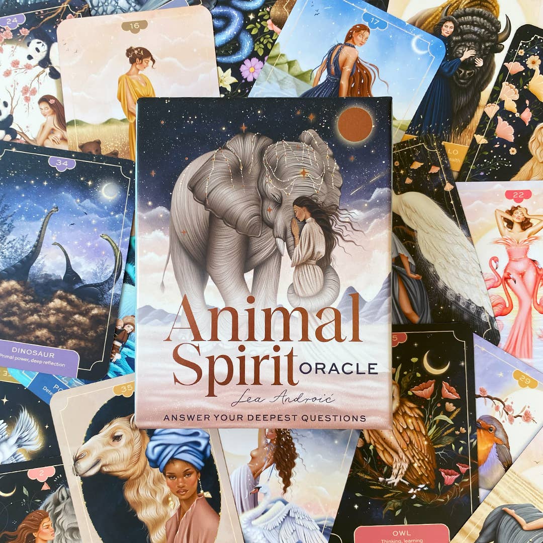 Simon & Schuster - Wholesale Tarot Cards - Animal Spirit Oracle by Lea  Androic11