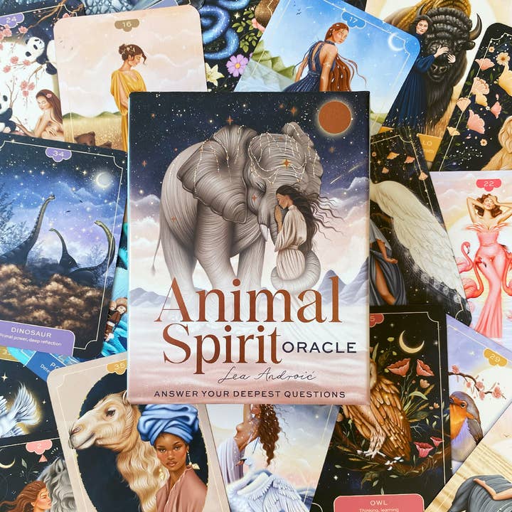 Simon & Schuster - Wholesale Tarot Cards - Animal Spirit Oracle by Lea Androic11