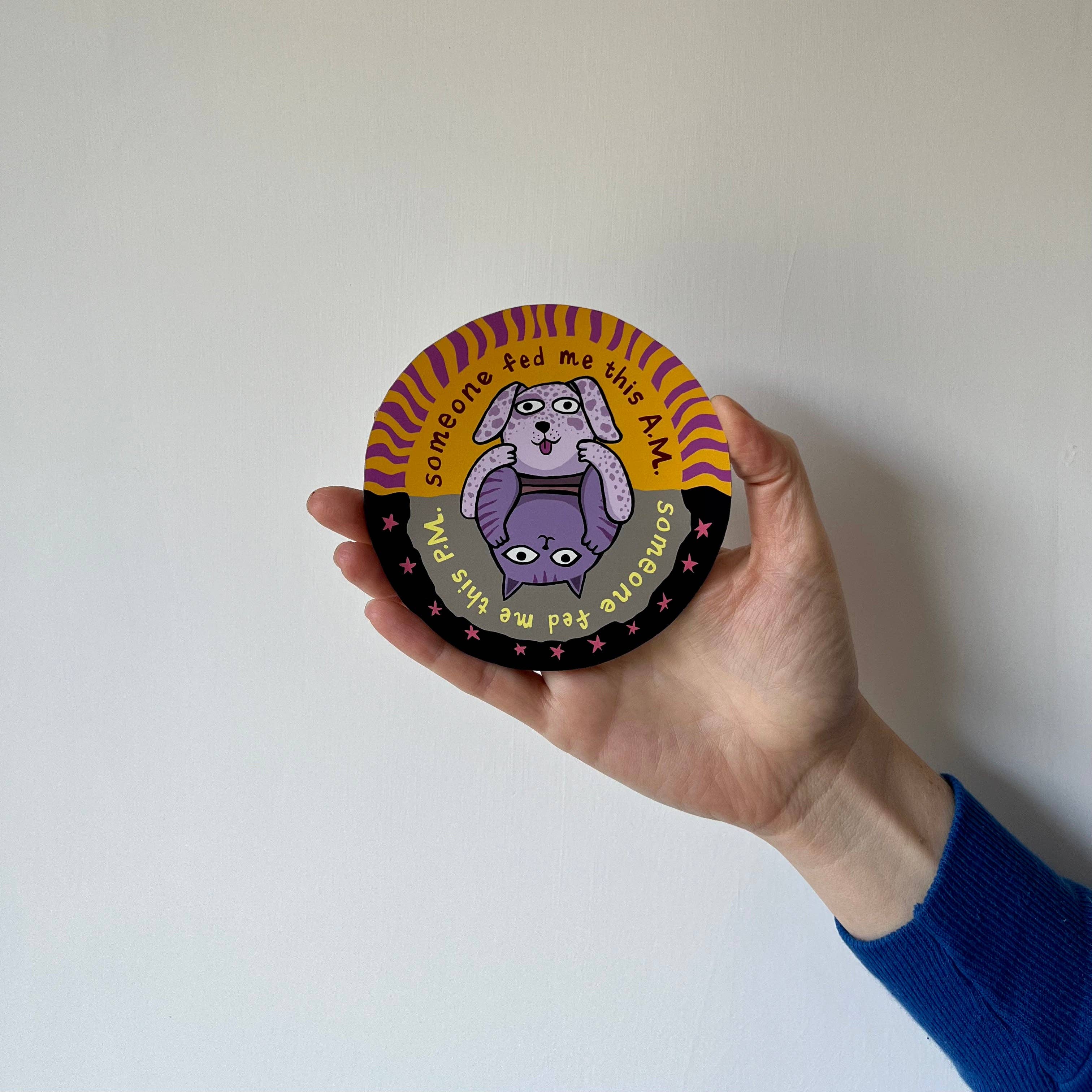 Ramona Muse Lambert - Wholesale Magnet - Pet Feeding AM/PM Magnet3