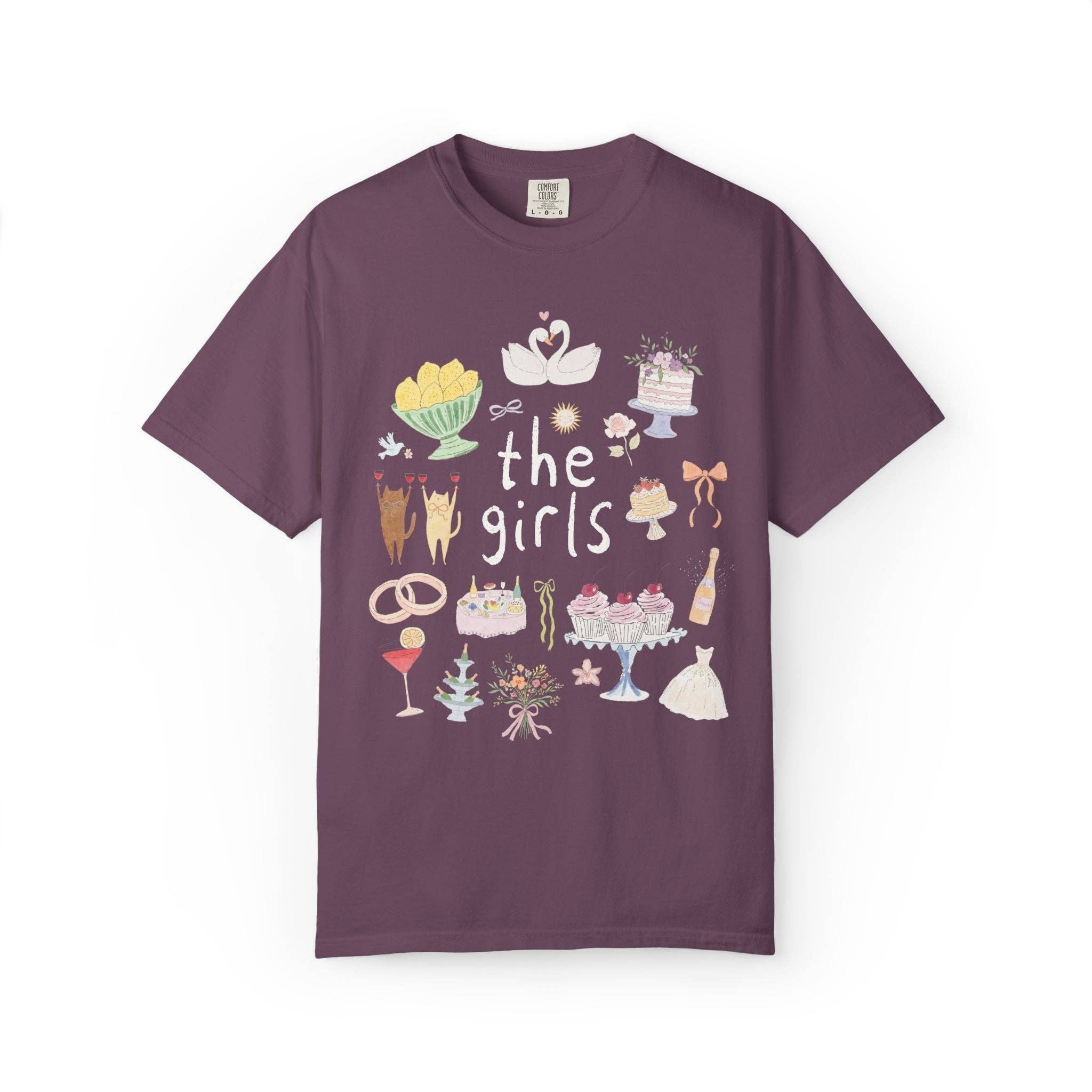 Opal and June - Wholesale Screen Printed T-Shirt - Women's - The Mrs. and The Girls Matching Bachelorette Tee1