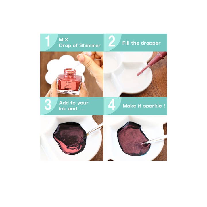 Chartpak, Inc. - Wholesale Ink Pad - Kuretake® Drop Of Shimmer Ink10