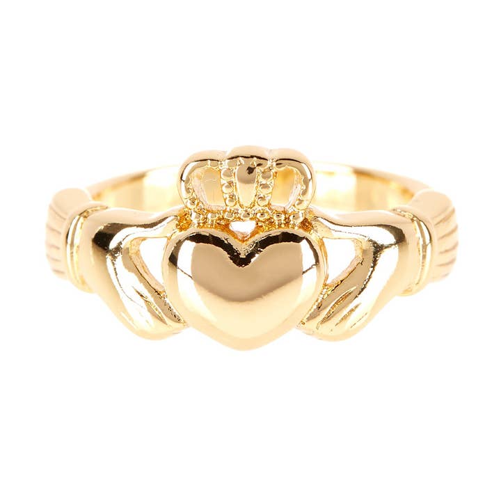 Zoey Simmons – Anel de banda por atacado – Anel Claddagh Clássico - GF0