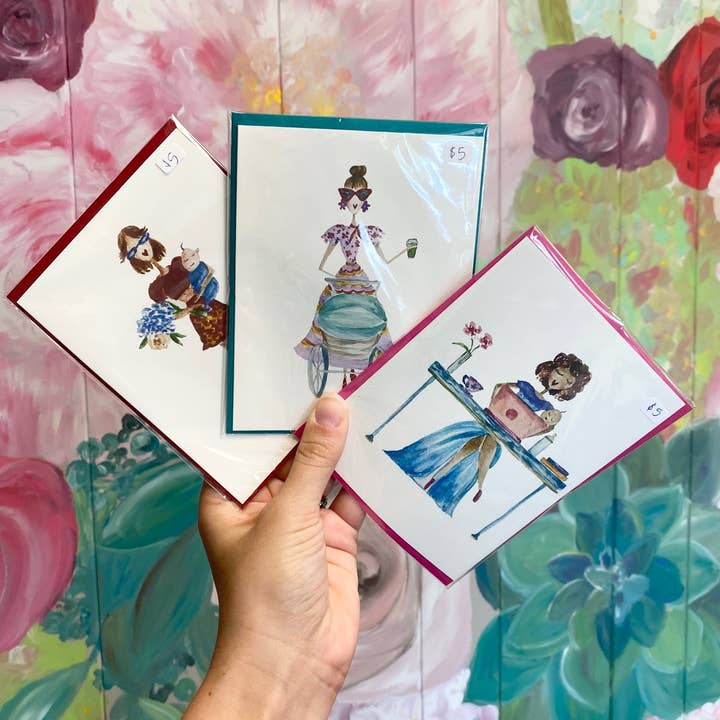 Hot Mom greeting cards for wholesale by Sibley Designs